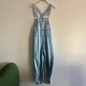 MNG MANGO DENIM MATERNITY OVERALLS SIZE SMALL M